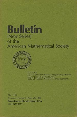Seller image for Bulletin (New Series) of the Mathematical Society Volume 6, Number 3 for sale by Sylvain Par