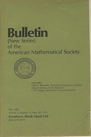 Imagen del vendedor de Bulletin (New Series) of the Mathematical Society Volume 4, Number 3 a la venta por Sylvain Par