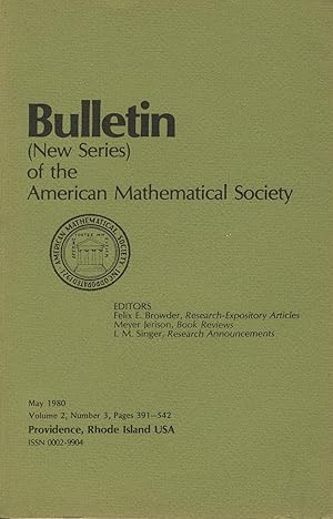 Imagen del vendedor de Bulletin (New Series) of the Mathematical Society Volume 2, Number 3 a la venta por Sylvain Par
