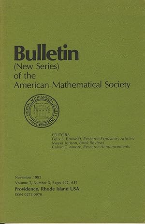Imagen del vendedor de Bulletin (New Series) of the Mathematical Society Volume 7, Number 3 a la venta por Sylvain Par