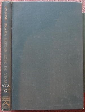 Seller image for SPANISH DRAMA BEFORE LOPE DE VEGA. for sale by Graham York Rare Books ABA ILAB
