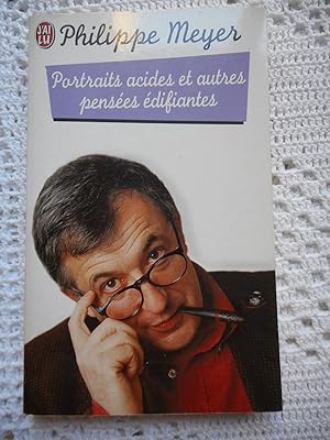 Image du vendeur pour Portraits acides et autres pensees edifiantes mis en vente par Frederic Delbos