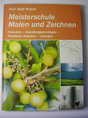 Seller image for Meisterschule Malen und Zeichnen : Techniken, Gestaltungsgrundlagen, praktische Aufgaben, Lsungen for sale by Antiquariat Fuchseck