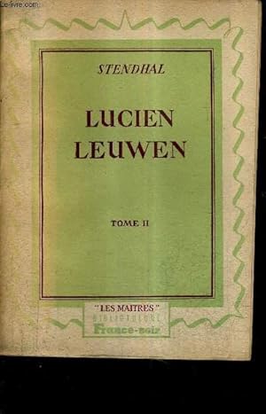 Image du vendeur pour LUCIEN LEUWEN (LE CHASSEUR VERT) - TOME 2 / COLLECTION LES MAITRES BIBLIOTHEQUE FRANCE SOIR . mis en vente par Le-Livre