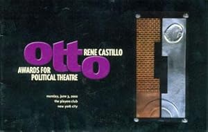 Seller image for Otto Awards For Political Theatre. Monday, June 3, 2002. Player's Club, New York City. for sale by Wittenborn Art Books