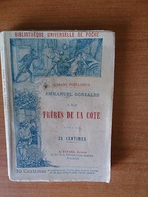 Imagen del vendedor de ROMANS POPULAIRES : LES FRERES DE LA COTE Tome 2 a la venta por KEMOLA