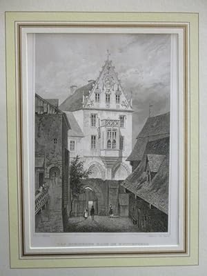 Das Steinerne Haus in Kuttenberg Stahlstich Kutna Hora Böhmen Orig.-Stahlstich von J. Poppel nach...