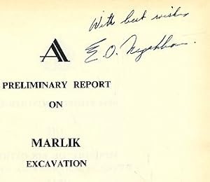 Bild des Verkufers fr Preliminary report on Marlik. Gohar Rud Expedition. Rudbar 1961-1962 zum Verkauf von Fundus-Online GbR Borkert Schwarz Zerfa