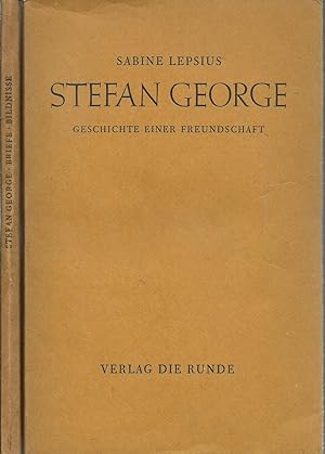 Image du vendeur pour Stefan George. Geschichte einer Freundschaft. 2 Bde. (= komplett. Textband u. Mappe 'Briefe und Bildnisse'). mis en vente par Good Reading Secondhand Books