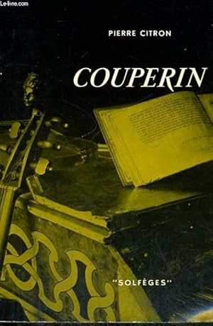 Bild des Verkufers fr COUPERIN - Collection Solfges n1 zum Verkauf von Le-Livre