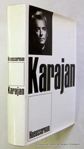 Immagine del venditore per Herbert von Karajan. Biographie. Gtersloh, Bertelsmann Verlag, 1968. Mit zahlreichen Tafelabbildungen. 319 S. Or.-Lwd. mit Schutzumschlag; kl. Randeinrisse. - Erste Ausgabe. venduto da Jrgen Patzer