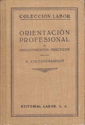 Seller image for ORIENTACIN PROFESIONAL II: PROCEDIMIENTOS PRCTICOS for sale by Librera Vobiscum