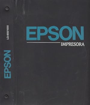 Imagen del vendedor de IMPRESORA EPSON LQ-850/1050: MANUAL DEL USUARIO a la venta por Librera Vobiscum