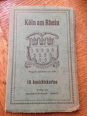 Köln am Rhein. 10 Ansichtskarten.
