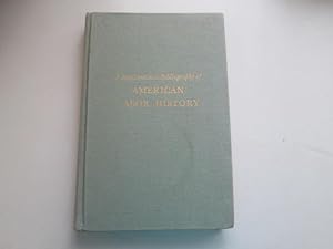Seller image for A Representative bibliography of American labor history for sale by Goldstone Rare Books