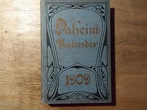 Seller image for Daheim-Kalender fr das Deutsche Reich - 1909 for sale by Ratisbona Versandantiquariat