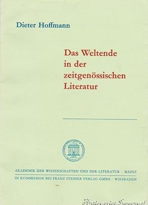Immagine del venditore per Das Weltende in der zeitgenssischen Literatur venduto da Antiquariat Immanuel, Einzelhandel