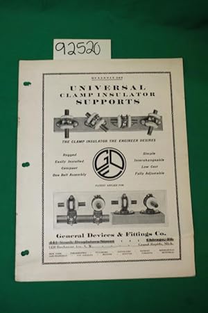 Image du vendeur pour Universal Clamp Insulator Supports mis en vente par Princeton Antiques Bookshop