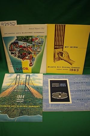 Image du vendeur pour Atlantic City Electric Company:Annual Report (1955;1963;1964;1961) mis en vente par Princeton Antiques Bookshop