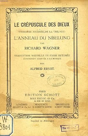 Seller image for L'ANNEAU DU NIBELUNG (LE CREPUSCULE DES DIEUX, 3e JOURNEE) for sale by Le-Livre