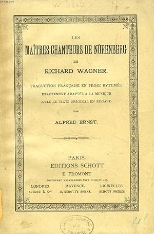 Seller image for LES MAITRES CHANTEURS DE NRENBERG for sale by Le-Livre