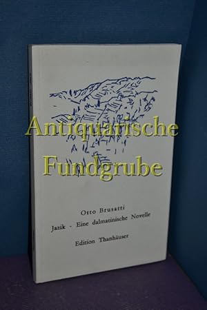 Bild des Verkufers fr Jazik - eine dalmatinische Novelle. Mit Holzschn. und Zeichn. von Christian Thanhuser zum Verkauf von Antiquarische Fundgrube e.U.