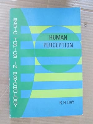 Imagen del vendedor de Human Perception a la venta por Goldstone Rare Books