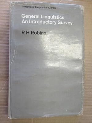 Imagen del vendedor de GENERAL LINGUISTICS: AN INTRODUCTORY SURVEY. a la venta por Goldstone Rare Books