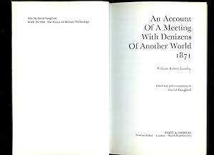 Imagen del vendedor de An Account Of A Meeting With Denizens Of Another World 1871 a la venta por Little Stour Books PBFA Member