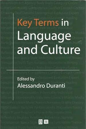 Bild des Verkufers fr Key Terms in Language and Culture zum Verkauf von San Francisco Book Company