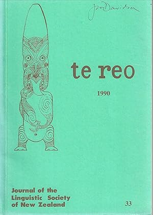 Te Reo. Vol. 33, 1990. Journal of the Linguistic Society of New Zealand.
