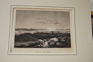 Bay of Newyork from Hoboken. W. Heine New York. 1850. del. John Poppel sculps.