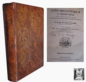 Seller image for CONCORDANTIARUM SS. SCRIPTURAE MANUALE for sale by Librera Maestro Gozalbo
