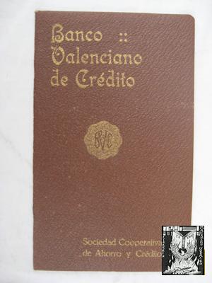 Seller image for BANCO VALENCIANO DE CRDITO. Estatutos. for sale by Librera Maestro Gozalbo