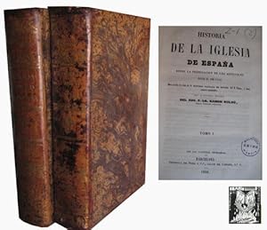 Seller image for HISTORIA DE LA IGLESIA DE ESPAA (2 volmenes) for sale by Librera Maestro Gozalbo