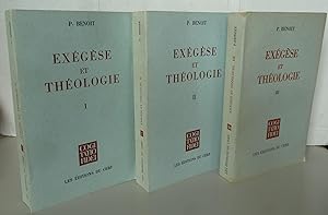 Exégèse et théologie en 3 volumes