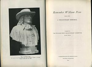 Remember William Penn 1644 - 1944. A Tercentenary memorial. Second edition. Mit Abbildungen.