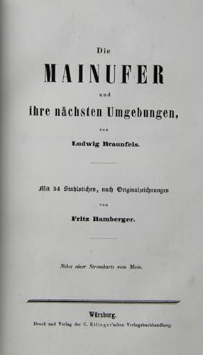 Image du vendeur pour Die Mainufer und ihre nchsten Umgebungen", mis en vente par Kunstantiquariat Tobias Mller