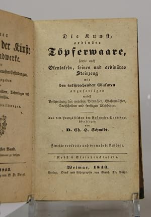 "Die Kunst, ordinäre Töpferwaare, sowie auch Ofentafeln, feines und ordinäres Steinzeug mit den e...