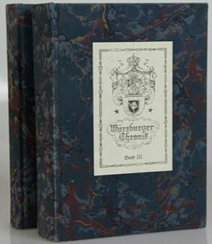 "Würzburger Chronik" - "Personen und Ereignisse von 1802-1848" (Bd. III v. Dr. Günther); "Persone...