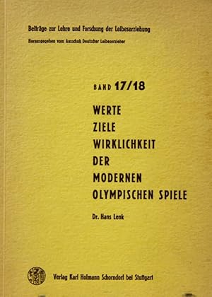 "Werte, Ziele, Wirklichkeit der modernen olympischen Spiele".