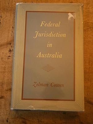 Image du vendeur pour FEDERAL JURISDICTION IN AUSTRALIA mis en vente par Uncle Peter's Books