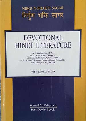Nirgun-bhakti-sagar : Devotional Hindi Literature, a criticial edition of the Panc-vani or Five W...