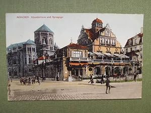 München. Künstlerhaus (Lembachhaus) und Synagoge.