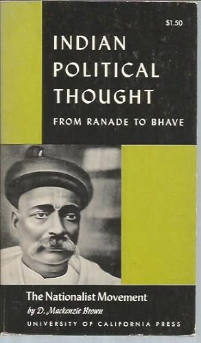 Seller image for Nationalist Movement: Indian Political Thought from Ranade to Bhave for sale by Bookfeathers, LLC