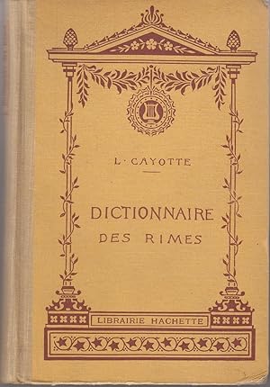 Dictionnaire des rimes