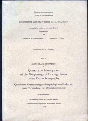 Seller image for Quantitative Investigation of the Morphology of Drainage Basins using for sale by Clivia Mueller