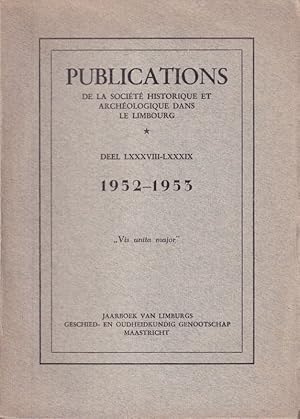 de la Soiété Historique et Archéologique dans le Limbourg