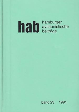 Bild des Verkufers fr hab hamburger avifaunistische beitrge band 23 1991 zum Verkauf von Clivia Mueller