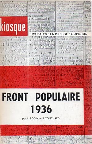 Bild des Verkufers fr Front Populaire 1936 zum Verkauf von Clivia Mueller